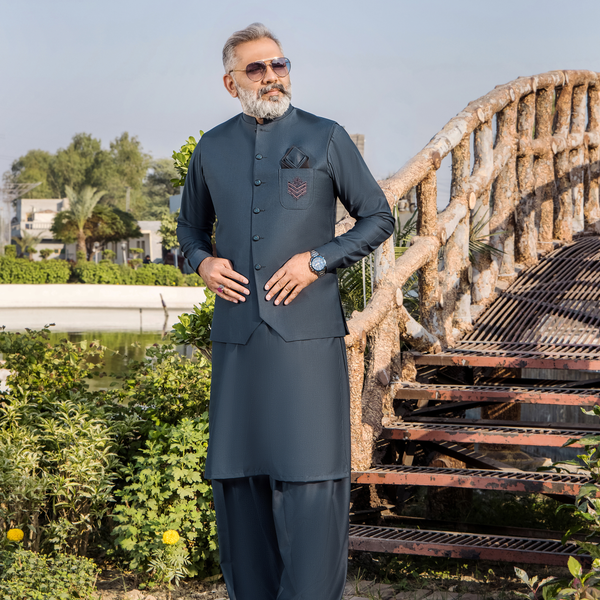 CM-1313  SUIT + WAISTCOAT