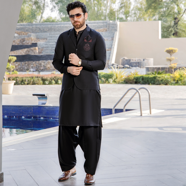 CM-1305  SUIT + WAISTCOAT