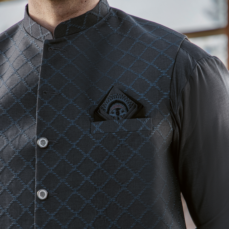 CM-1308  SUIT + WAISTCOAT