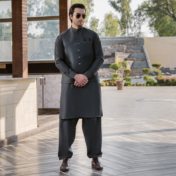 CM-1308  SUIT + WAISTCOAT