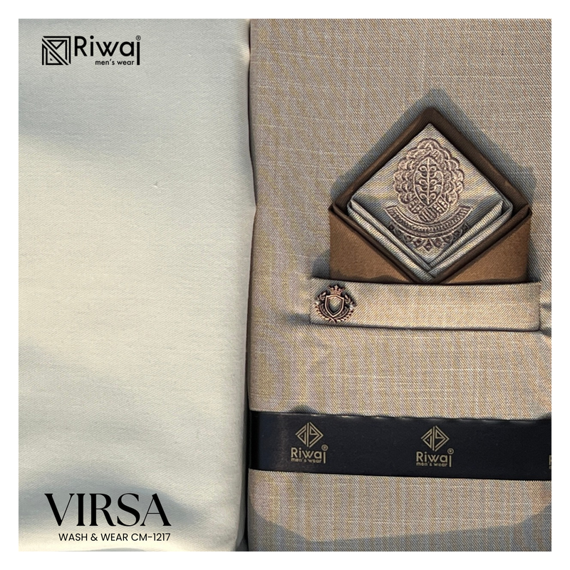 Virsa Plus - Luxury Waistcoat And Suit Combination | CM-1217