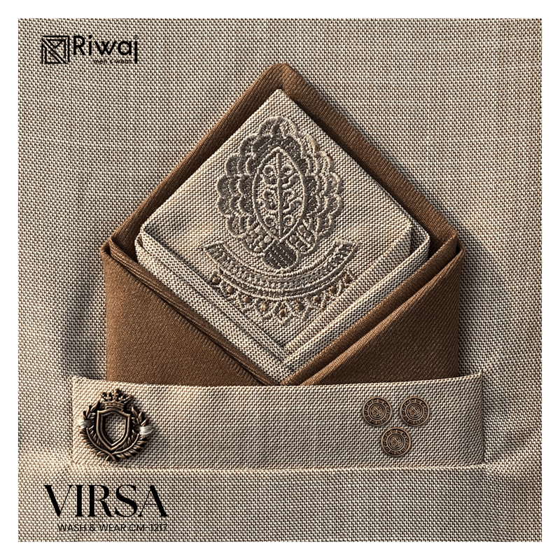Virsa Plus - Luxury Waistcoat And Suit Combination | CM-1217